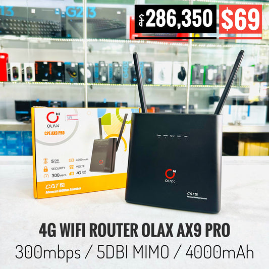 4G WiFi Router AX9 PRO (build in Battery)