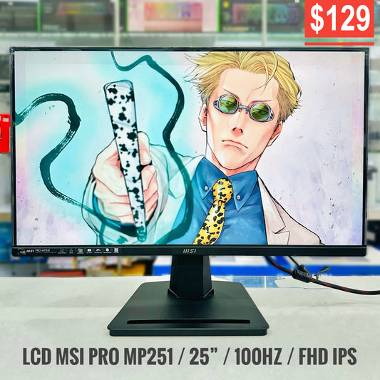 LCD MSI 25" PRO MP251 100Hz